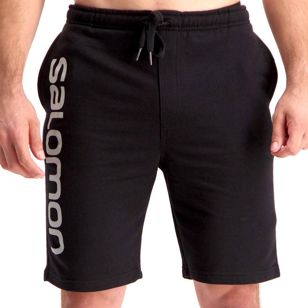 Shorts Salomon Homme Noir - Salomon ECHO FLEECE M - France (0295-MBLSA)